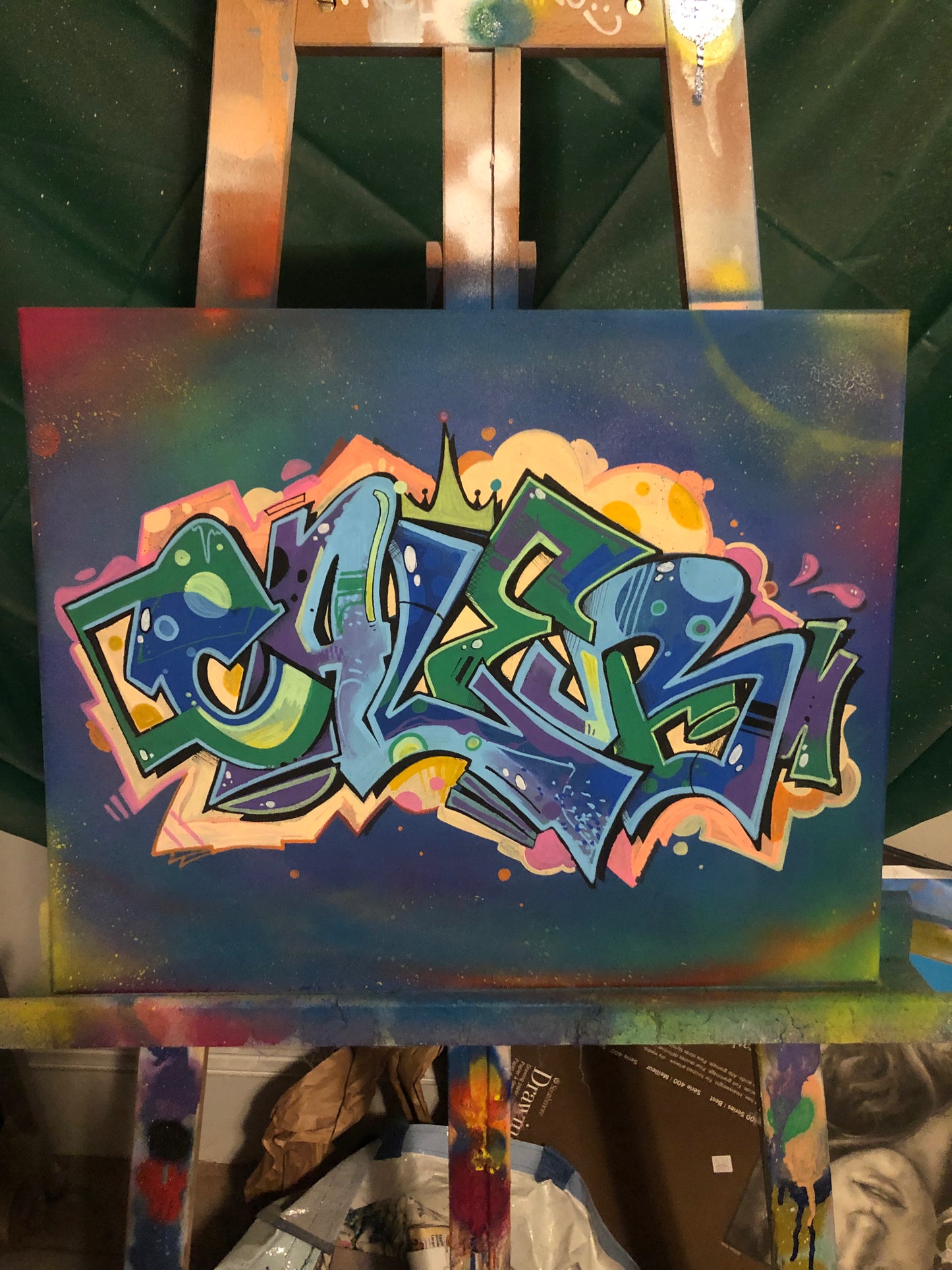 custom hand lettered sign