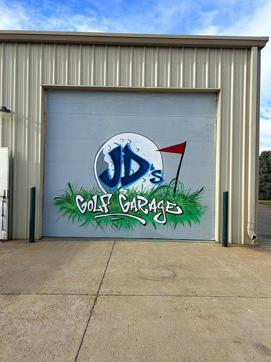 mural - JD Golf Garage